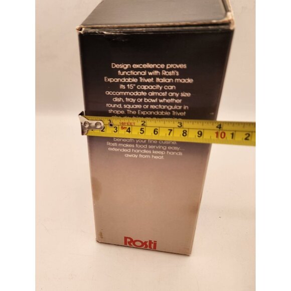 Rosti Expandable Trivet 15-Inch Italian Made For Any Dish Tray Or Bowl Holiday - Picture 10 of 10